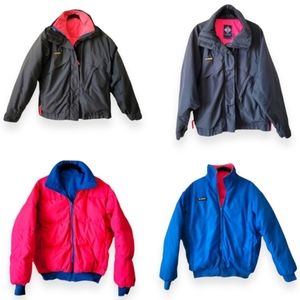Vintage Columbia Whirlibird Jacket 4-in-1 Reversible Down Puffer & Jacket